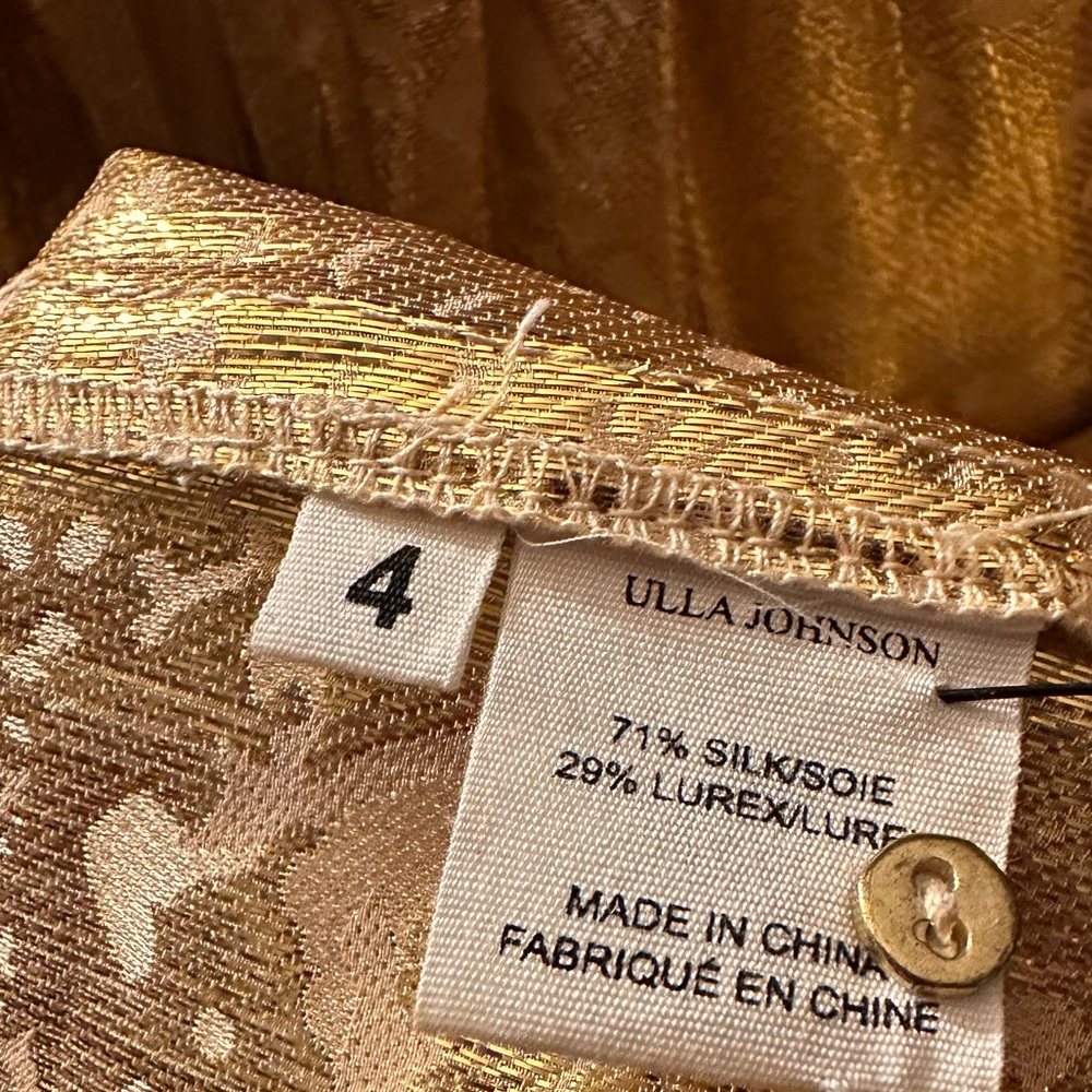 Ulla Johnson Gilded Ballon Sleeve Ivy Blouse in Sand - Picture 15 of 16